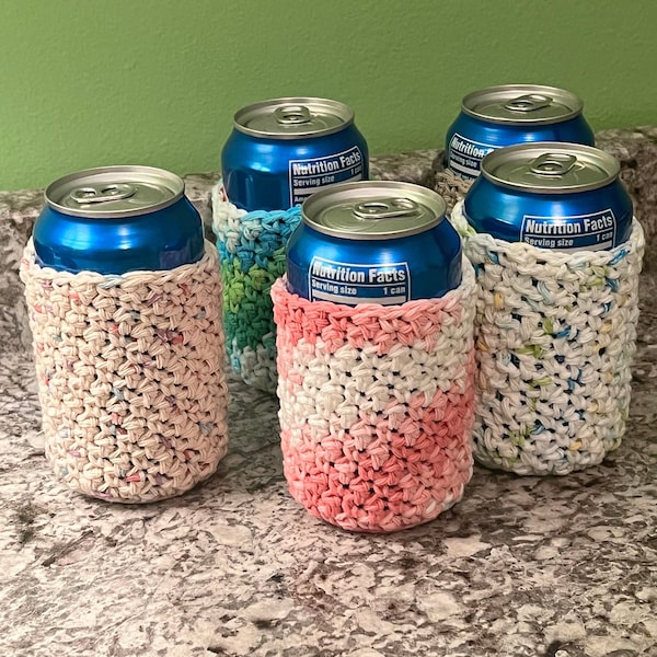 Crochet Can Cozy | Beverage Holder | Drink Holder | Beer Holder