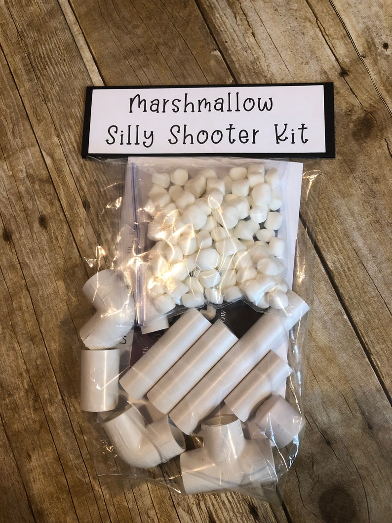 Marshmallow Silly Shooter DIY Kit Etsy