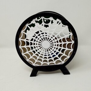 3D Printed Spider Terrarium with Toy Spiders image 5