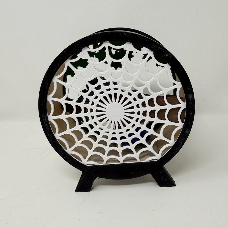 3D Printed Spider Terrarium with Toy Spiders image 5
