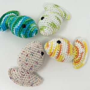 Crochet Fish Catnip Toy Cat Toys | Cat Gifts | Gifts For Cat Owners | Catnip Toys | Kittens Toys | Handmade Cat Toys