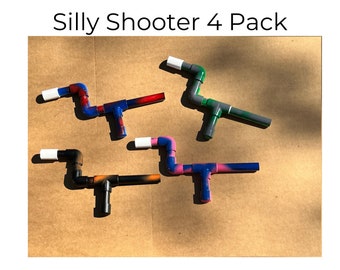 4 PACK Marshmallow Shooter | Silly Shooter Marshmallow Gun