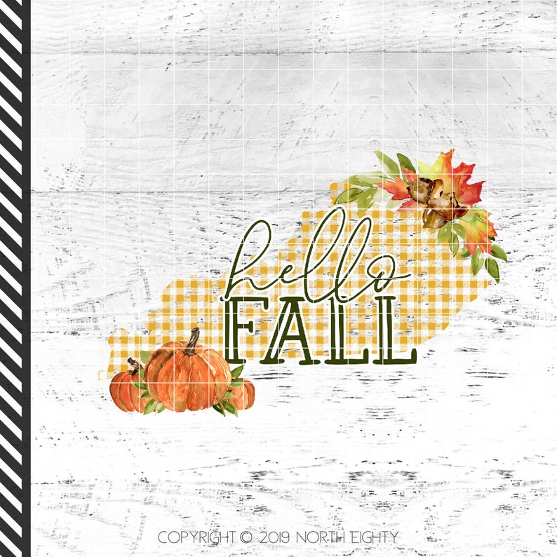 Download Kentucky Sublimation Designs Downloads Hello Fall png | Etsy