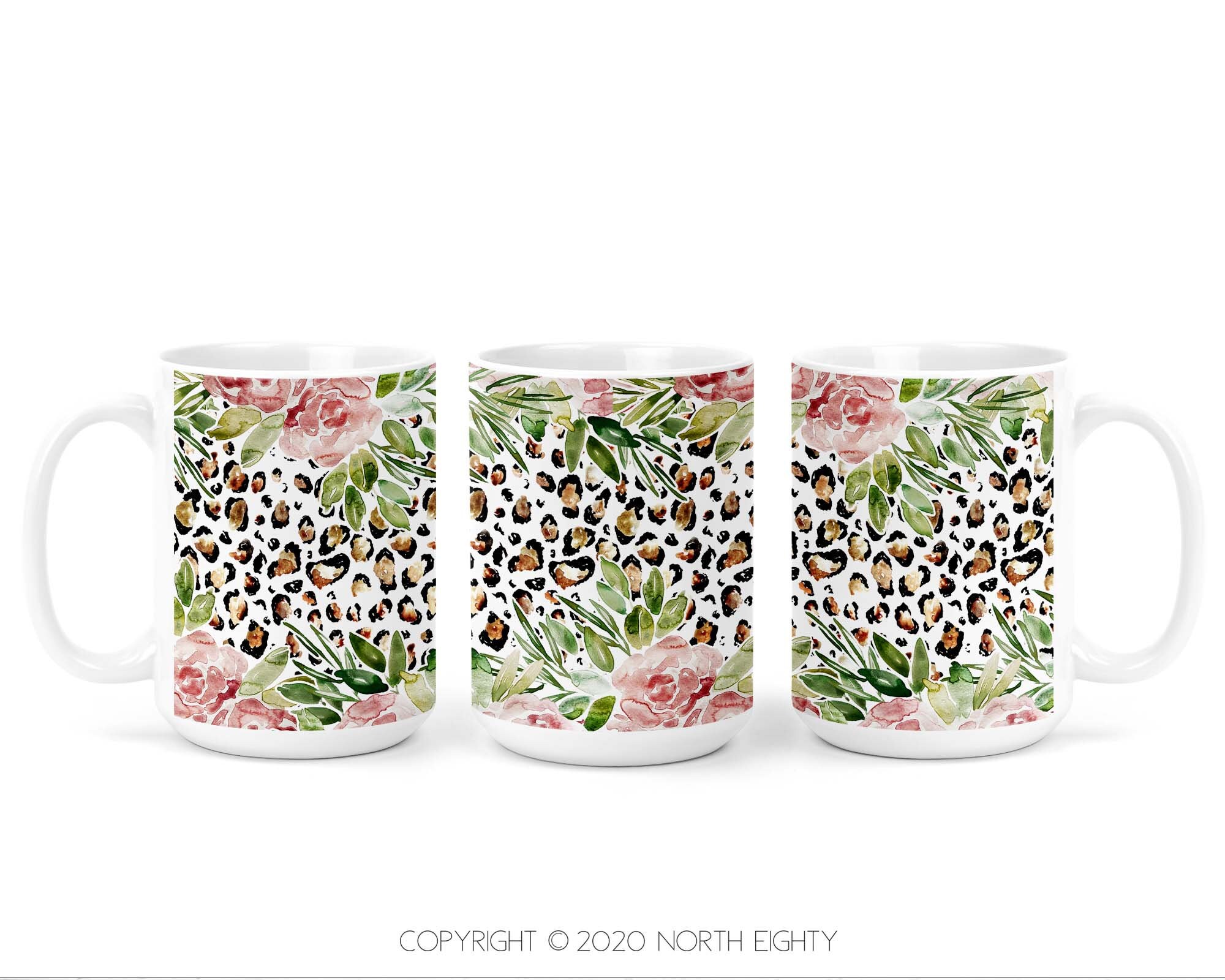 Coffee Cup Sublimation Design Mug Png Watercolor Flowers Etsy
