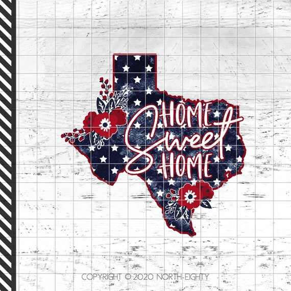 Oklahoma Home Sweet Home Oklahoma Patriotic Sublimation Design State Silhouette png Stars Waterslide Design
