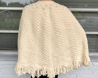 Poncho Arm Slits Etsy