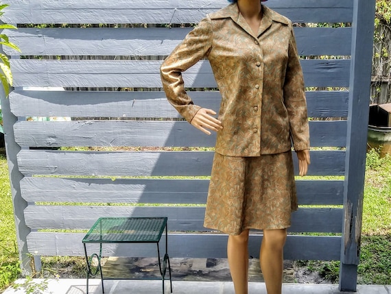 M Women's Suit Blazer & Skirt Retro Fashion 40s Dr