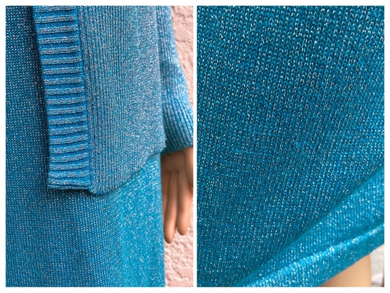 Vintage Bloomingdales 2 Piece Knit Dress & Cardig… - image 2