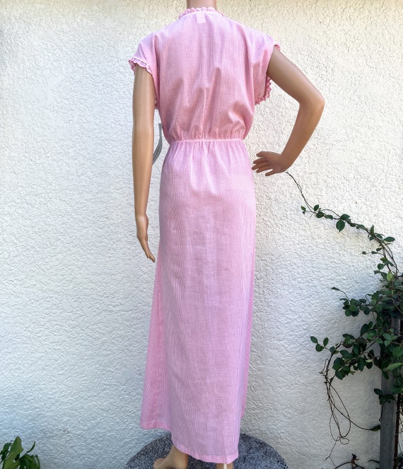Vintage 80s Wrap Dress M/L Tags On Never Worn w W… - image 8