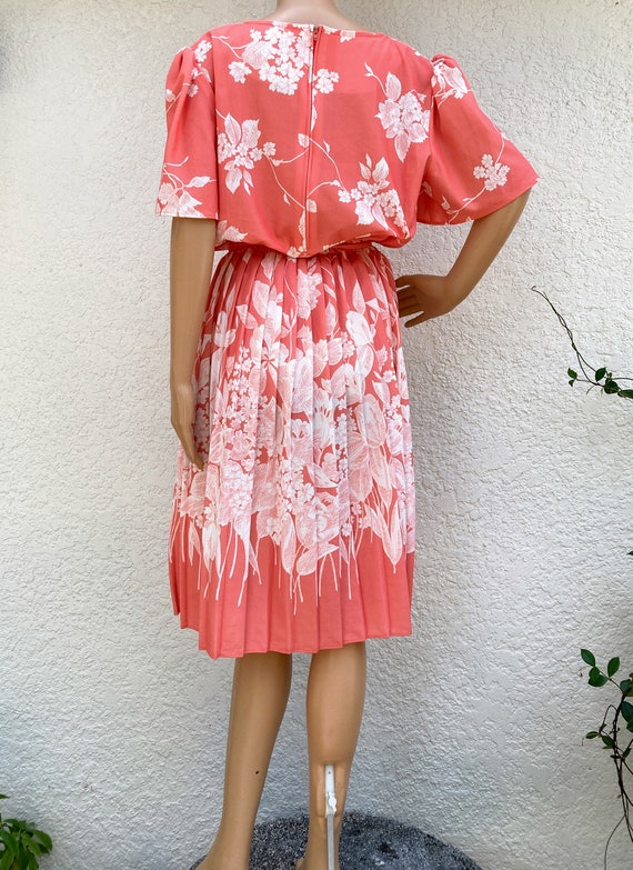 Vintage 70s Dress M/L by California Looks w Blous… - image 8