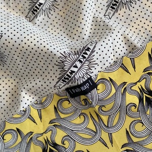 Carta da regalo riutilizzabile in tessuto - Furoshiki bifacciale ~ Carta da regalo per matrimonio ~ Carta da regalo riutilizzabile - Confezione regalo - Sunshine and wish