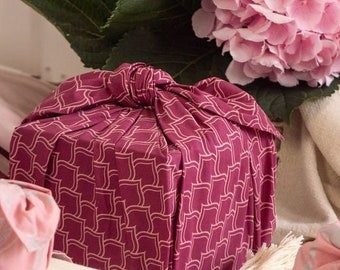 Confezione regalo in tessuto Furoshiki, Regalo nuziale, Confezione regalo di nozze, Carta da regalo riutilizzabile, Confezione regalo primaverile, Muttertagsgeschenk