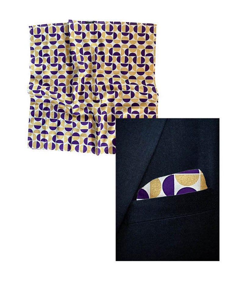 Pocket Square Furoshiki Fabric Gift Wrap Men's Accessories Reusable Wrap Fabric Wrapping Cloth Cravat Vatertagsgeschenk Gold Plum