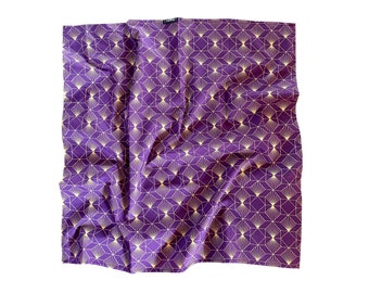 Fabric Gift Wrap, Furoshiki Gift Wrap, Purple Wrapping Cloth, Birthday Gift Wrapping, Plum Diamonds, Japanese Wrapping, Christmas