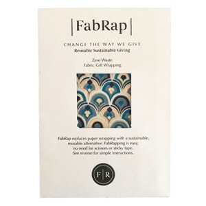 furoshiki fabric gift wrap - fabrap style art deco