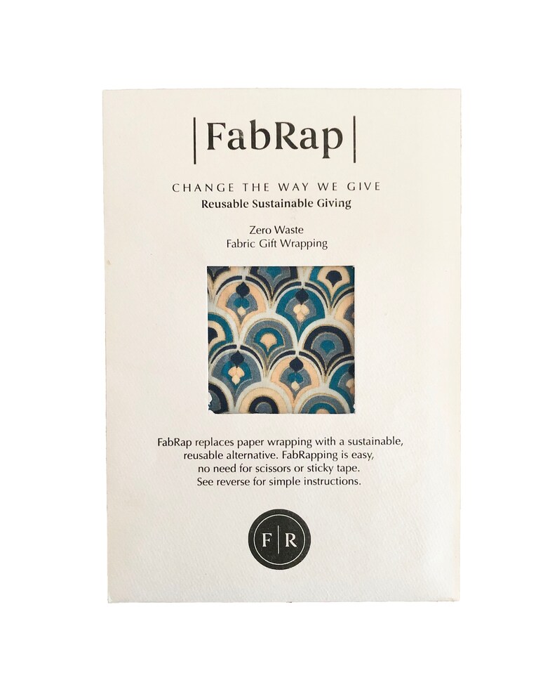 furoshiki fabric gift wrap - fabrap style art deco