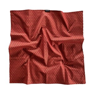 Eid Geschenkverpackung Furoshiki Wrapping Cloth Geschenkverpackung aus Stoff Rubin und Gold Bild 4