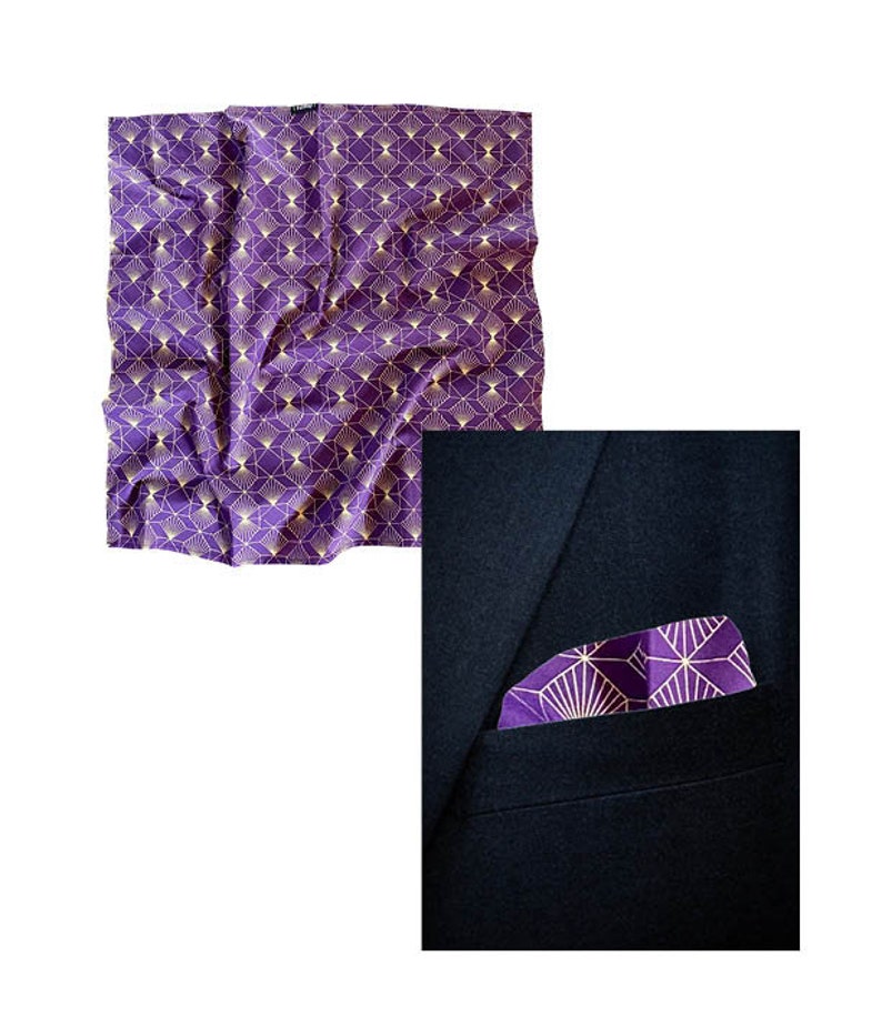 Pocket Square Furoshiki Fabric Gift Wrap Men's Accessories Reusable Wrap Fabric Wrapping Cloth Cravat Vatertagsgeschenk Plum