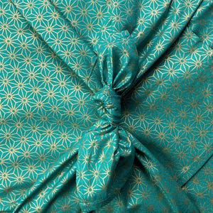 Reusable Fabric Gift Wrap | Eco Friendly Furoshiki Cloth Wrap | Sustainable Zero Waste Wrapping | Holiday Birthday Wedding Gift