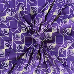 Japanese Furoshiki, Wrapping Cloth, Purple Wedding Gift Wrap, Reusable Wrapping Paper, Fabric Gift Wrap, Geschenkverpakung, Valentines Day