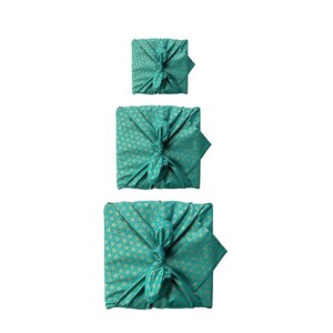 Eco-friendly furoshiki fabric wrapping, Spring fabric wrapping, reusable fabric gift wrap Muttertagsgeschenk 3 Pack (S, M & L)