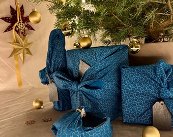 Furoshiki 3 pack one style Bundle of furoshiki in three sizes