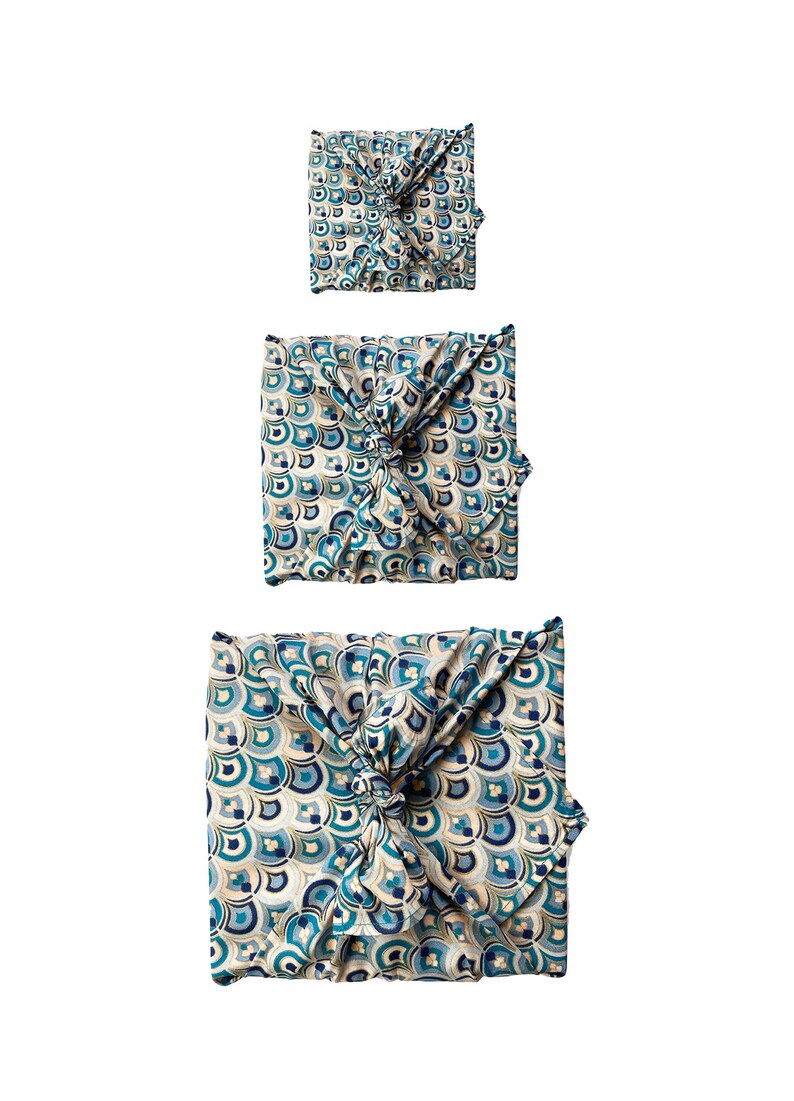 furoshiki fabric gift wrap - fabrap style art deco