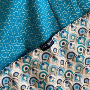 Mehrweg-Geschenkverpackung / Oster-Furoshiki / Muttertagsgeschenk / Nachhaltiger Stoff / Furoshiki reversibile / Confezione regalo per la festa della mamma