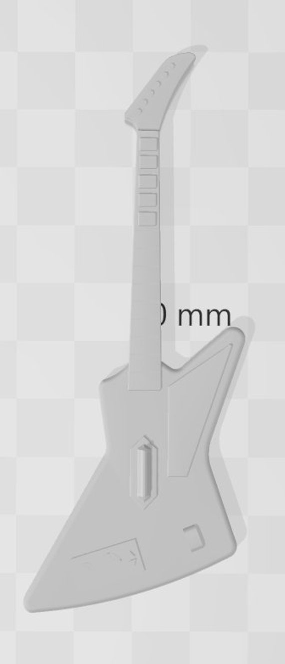 Guitar Hero Mini Explorer Keychain Explorer 3d Model Etsy