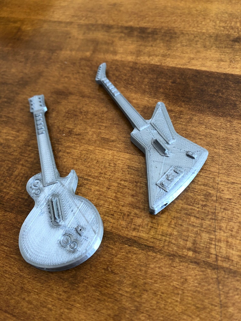 Guitar hero / Clone hero Les Paul and Explorer mini guitar Etsy