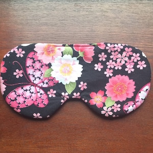 Oversized Kinomo Sleep Mask/Kawaii Sleep Mask/Butterfly Eye Mask/Cherry Blossoms Eye mask/Sleeping Eye Mask/sleep Mask