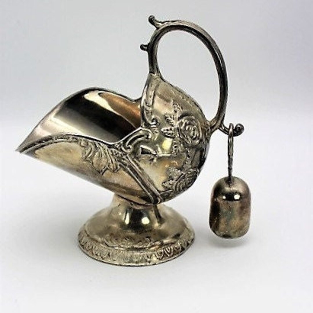 VTG Silver Sugar Scuttle by Godinger/ Sugar Scoop/silver Plate Etsy
