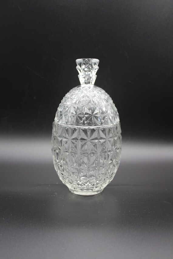 Vintage Crystal Pineapple Candy Dish/cut Crystal Pineapple Etsy