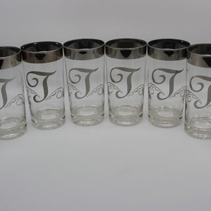 Monogram Cooler Highball Glasses - Set of 6 – Classic Prep Monograms