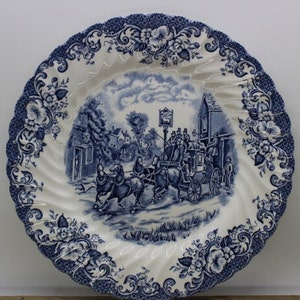 Vintage Coaching Scenes by JOHNSON BROS Dinner Plate (Sold Individually)/Ironstone Coaching Scenes Stone-On-Trent -Made In England