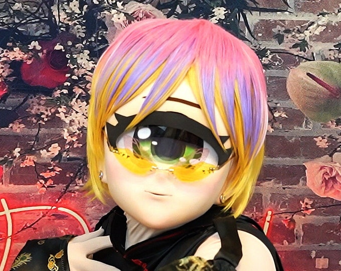 Cyclops and Glasses Kigurumi Mask Animegao Etsy