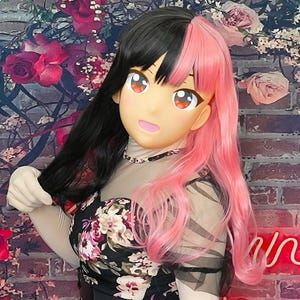 Half Anime Mask: Kigurumi Sensei Mask Mini - One-of-a-kind, in stock
