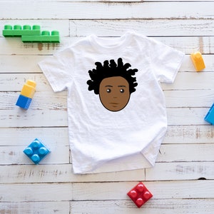 Black Boy with Afro SVG