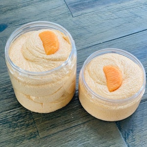 Clementine Whipped foaming sugar scrub