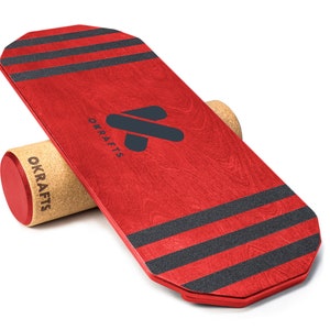Balance Board Classic by Okrafts | For Workouts and Entertainment | 5 COLORS