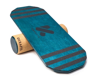 Balance Board Classic by Okrafts | For Workouts and Entertainment | 5 COLORS