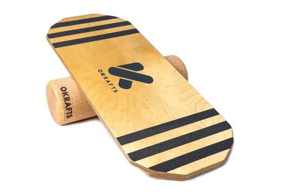 Balance Board Classic by Okrafts for Workouts and Entertainment 5 COLORS Natural Materials Roller Board Ideal for Beginners Etsy