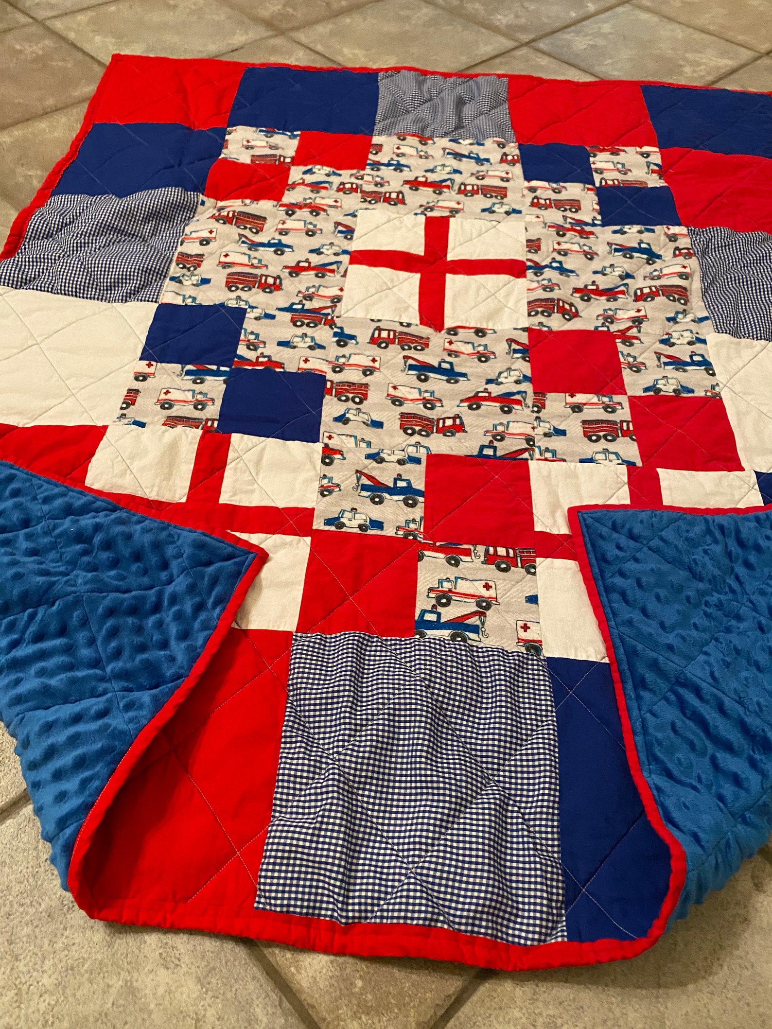 Handmade Emergency Vehicle 45 X 60 Throw Quilt Firetrucks Etsy handmade-emergency-vehicle-45-x-60-throw-quilt-firetrucks-etsy
