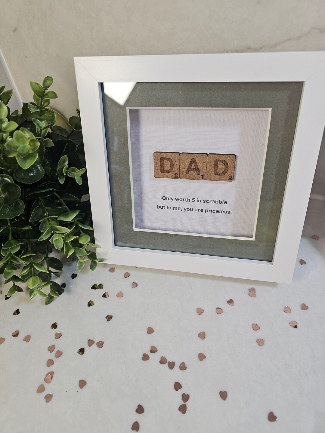 Daddy Scrabble Frame Handmade Dad Scrabble Frame, Fathers Day, Dad Gift, ,daddy Gift ...