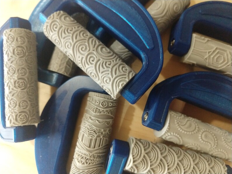 Clay Texture Roller ANY 3 Etsy