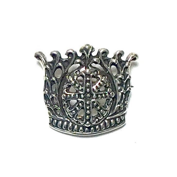 Vintage crown pin - image 1