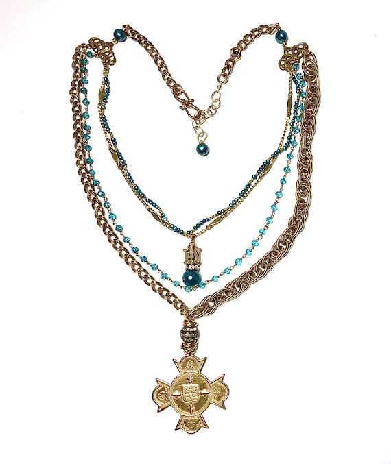 Priya multistrand necklace Gem