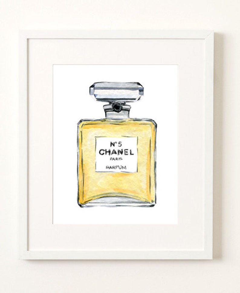 Chanel Perfume bottle Perfume bottle art chanel 5 chanel | Etsy