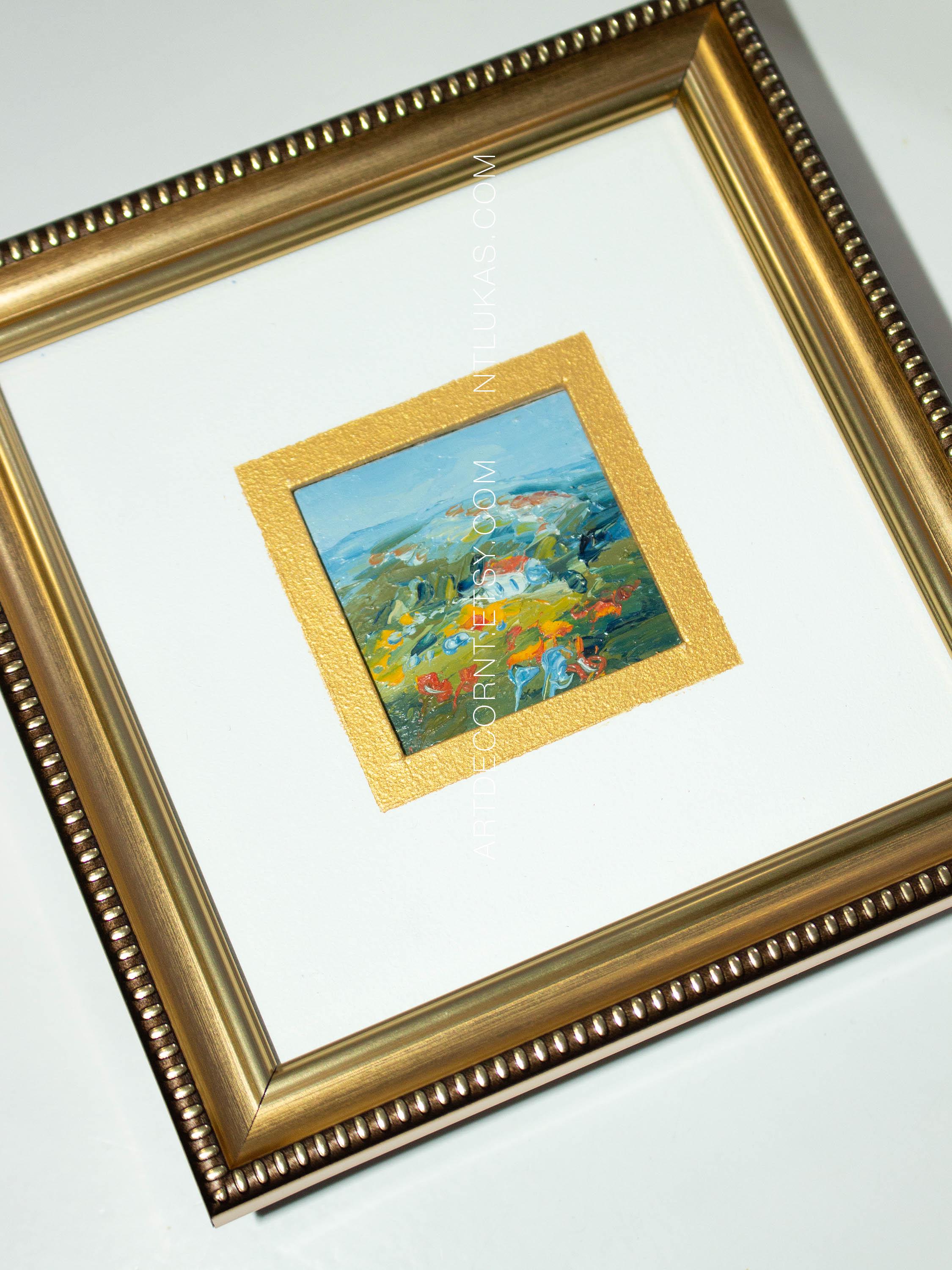 Small 4x4 Art Frame: Miniature Painting Display - Etsy