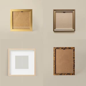 Elegant Photo Frame for 5x5 or 5x7 Art: Small Home Decor